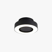 Adjustable Anti-Glare LED Ring Surface-Mounted Spotlight Black Norenza