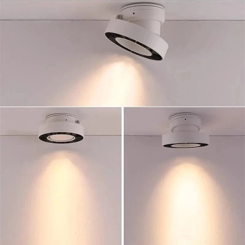 Adjustable Anti-Glare LED Ring Surface-Mounted Spotlight Norenza