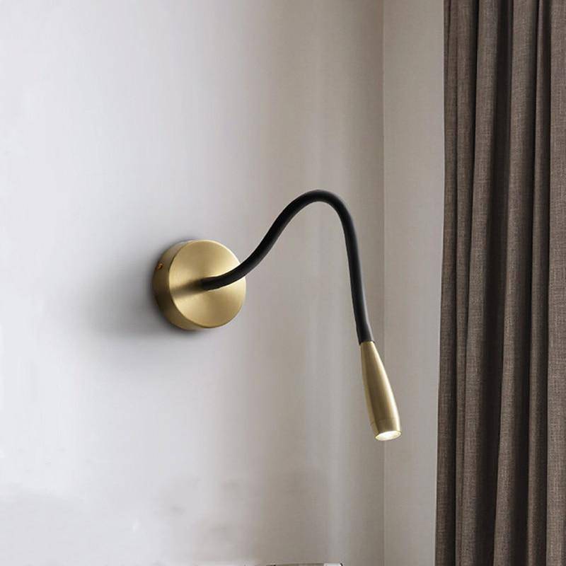 Adjustable Black LED Wall Sconce - Modern Design Norenza