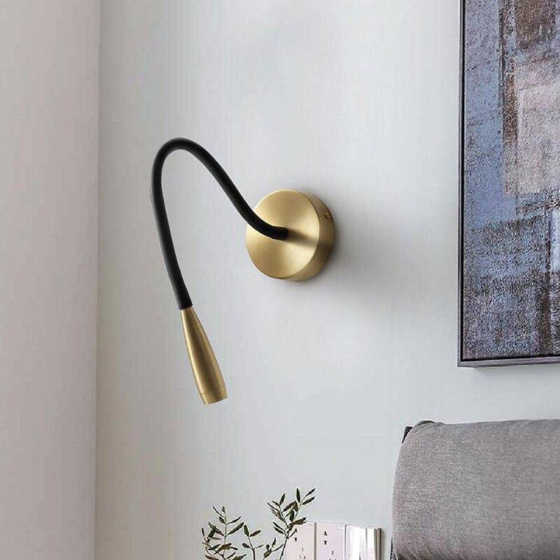 Adjustable Black LED Wall Sconce - Modern Design Norenza
