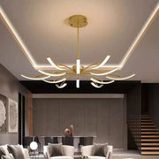 Adjustable Creative Spider Chandelier for Interior Decor Gold Norenza