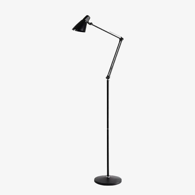 Adjustable Floor Lamp Black Norenza