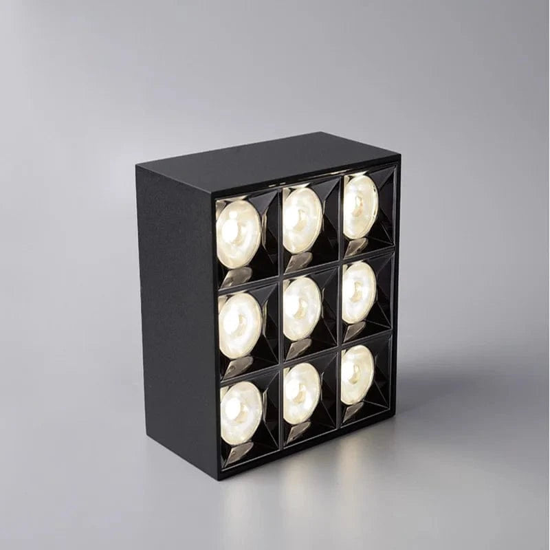Adjustable LED COB Surface-Mounted Spot Light Black / 9Led Norenza