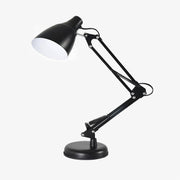 Adjustable Metal Desk Lamp with Articulating Arm Black Norenza