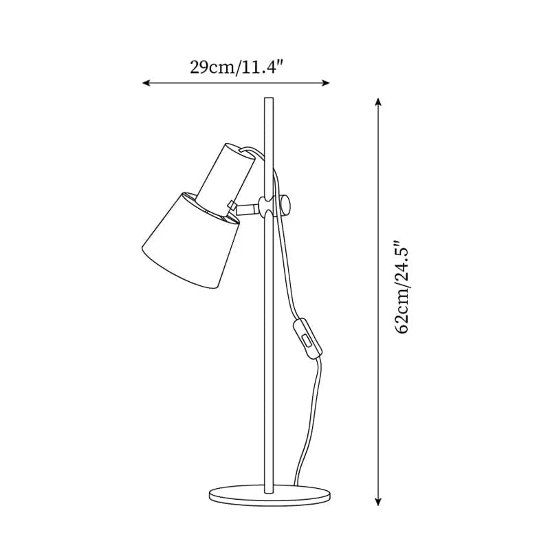 Adjustable Modern Retro LED Desk Lamp Norenza