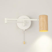 Adjustable Nordic Bedside Lamp for Reading and Study White Norenza