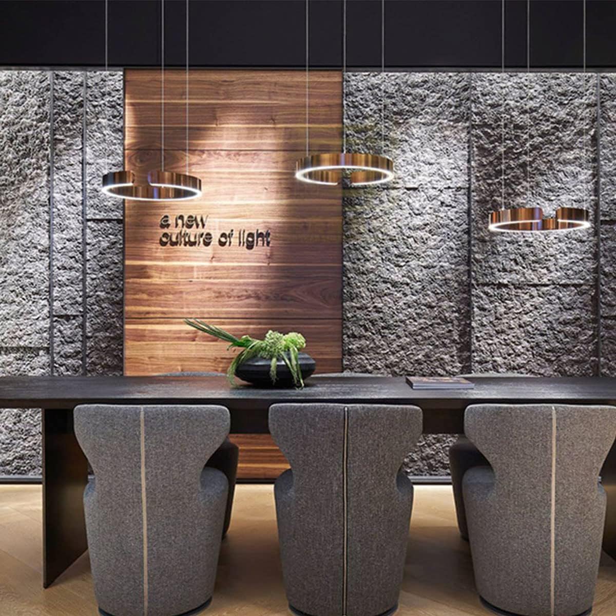 Adjustable Nordic LED Ring Suspension Light for Dining Room, Living Room, Kitchen, and Home Décor Norenza