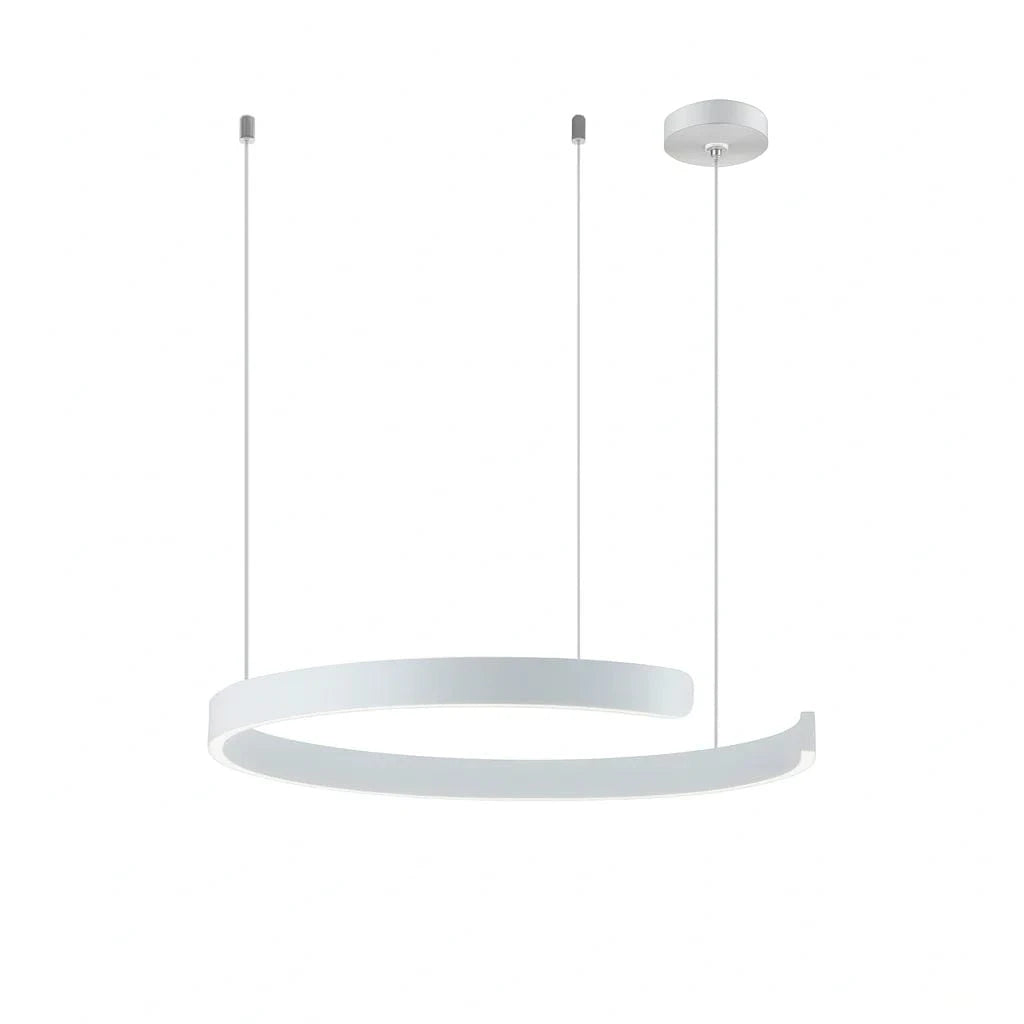 Adjustable Nordic LED Ring Suspension Light for Dining Room, Living Room, Kitchen, and Home Décor White / 16" Norenza