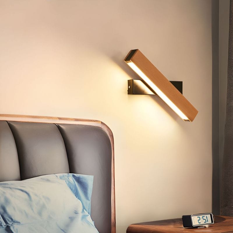 Adjustable Nordic Wooden LED Wall Lamp Norenza