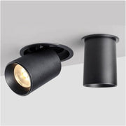 Adjustable Recessed LED Spot Light for Indoor Illumination Black / 1 light Norenza