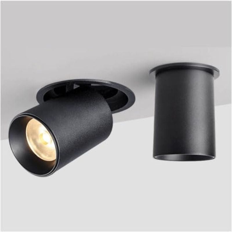 Adjustable Recessed LED Spot Light for Indoor Illumination Black / 1 light Norenza
