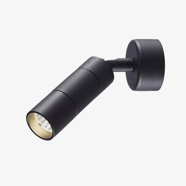 Adjustable Rotatable LED Spot Light Black Norenza