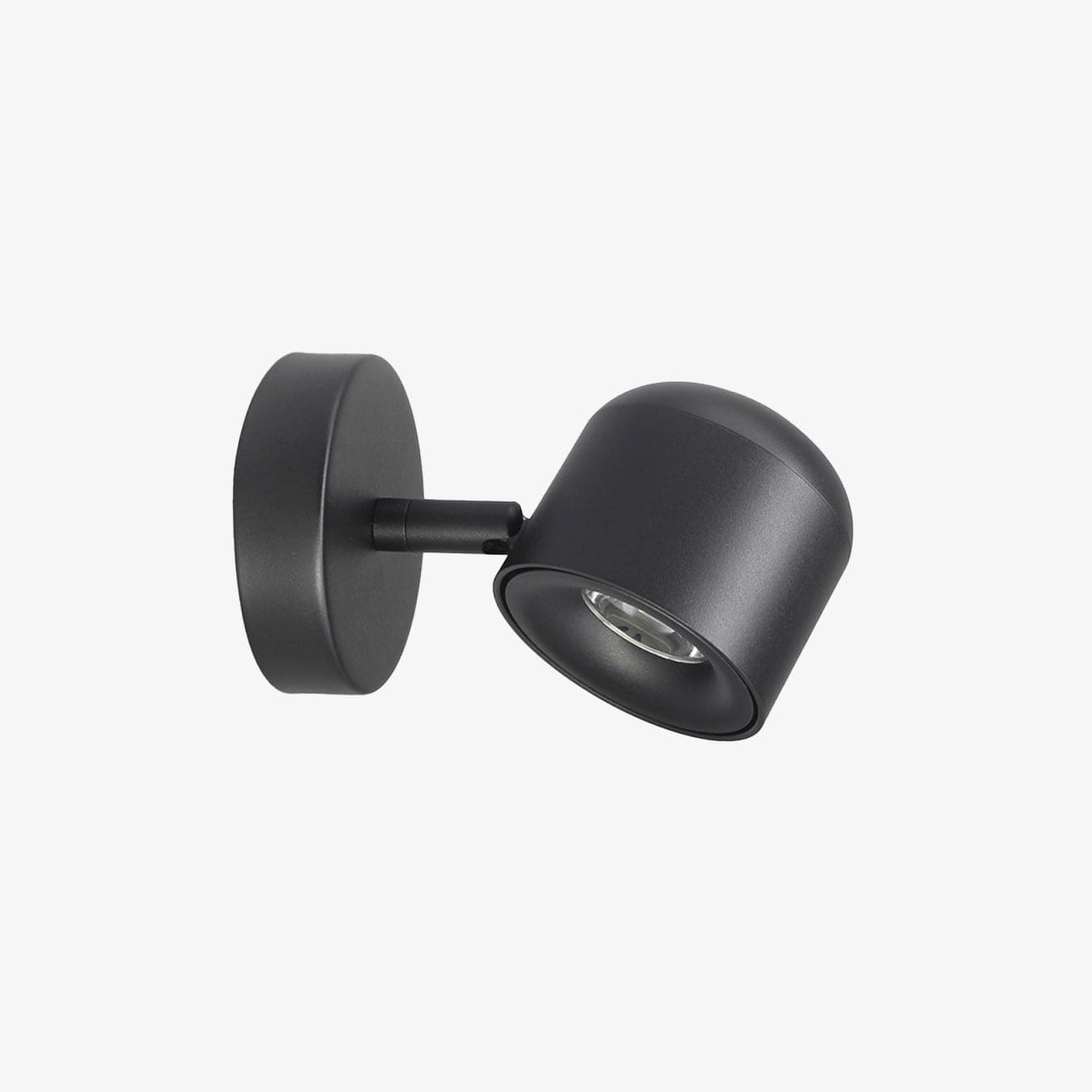 Adjustable Spotlight Wall Sconce Black Norenza