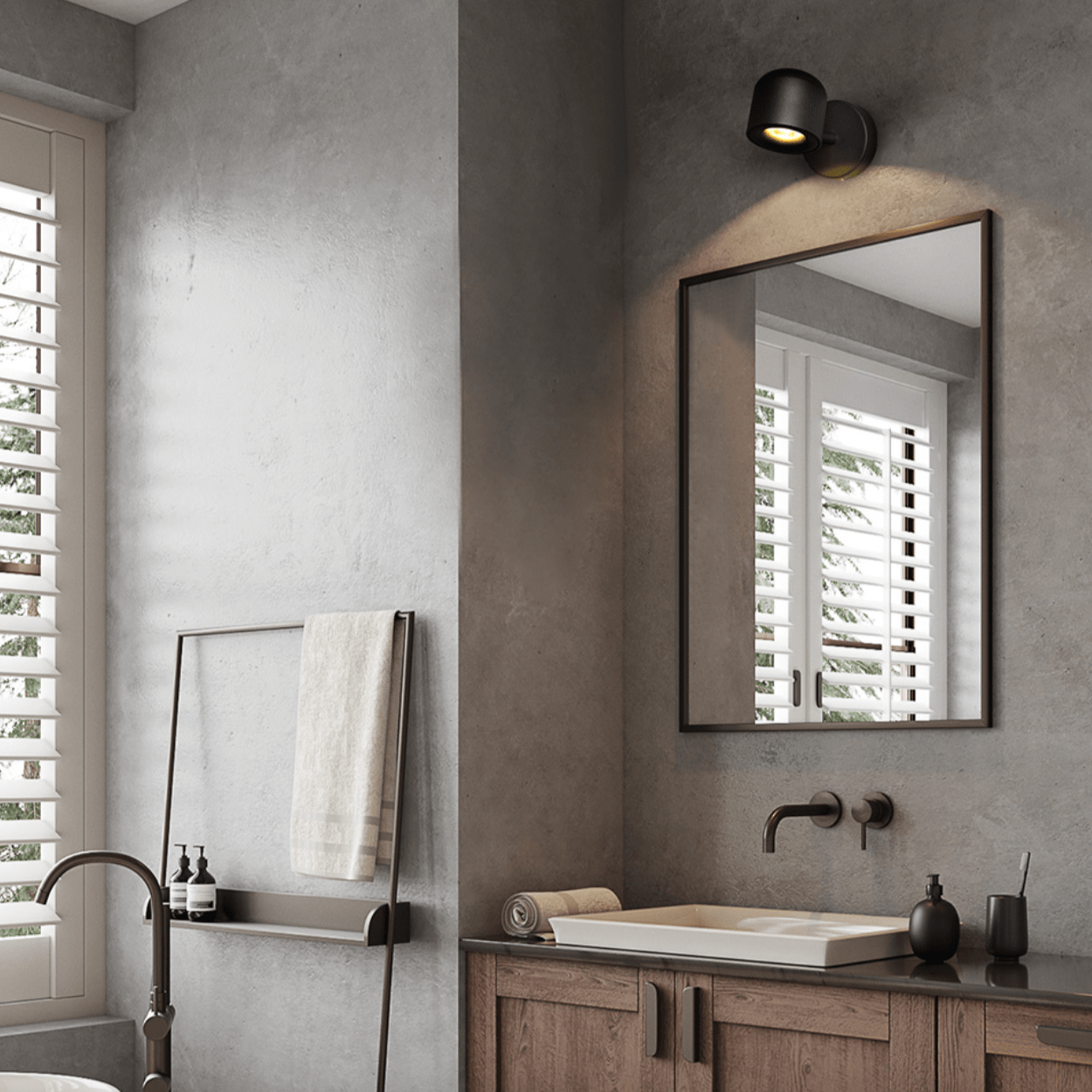 Adjustable Spotlight Wall Sconce Norenza