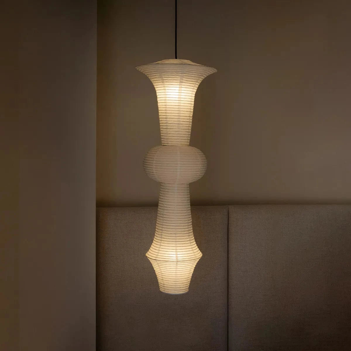 Akari Rice Paper LED Pendant Light - Modern Loft Home Decor Norenza
