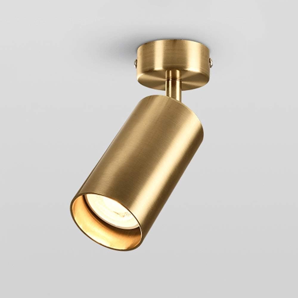 Aluminum Cylinder LED Spotlight Design Gold Norenza
