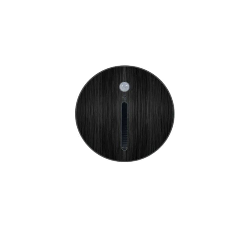 Aluminum Wall Sconce with PIR Sensor and Integrated Night Light Black Norenza