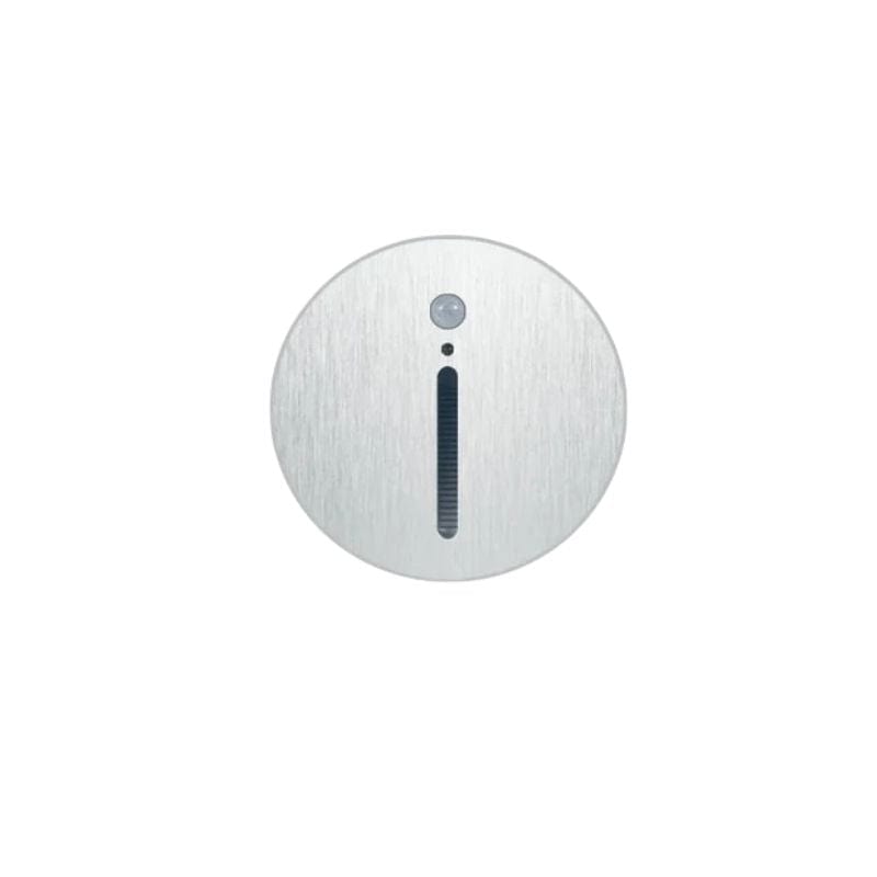 Aluminum Wall Sconce with PIR Sensor and Integrated Night Light Silver Norenza