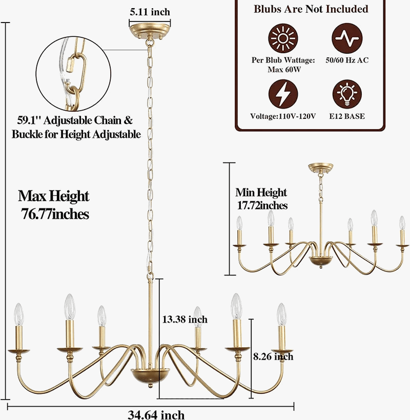 American Decorative Chandelier for Elegant Modern Interiors Norenza
