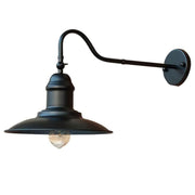 American Outdoor Industrial Wall Sconce Black Norenza