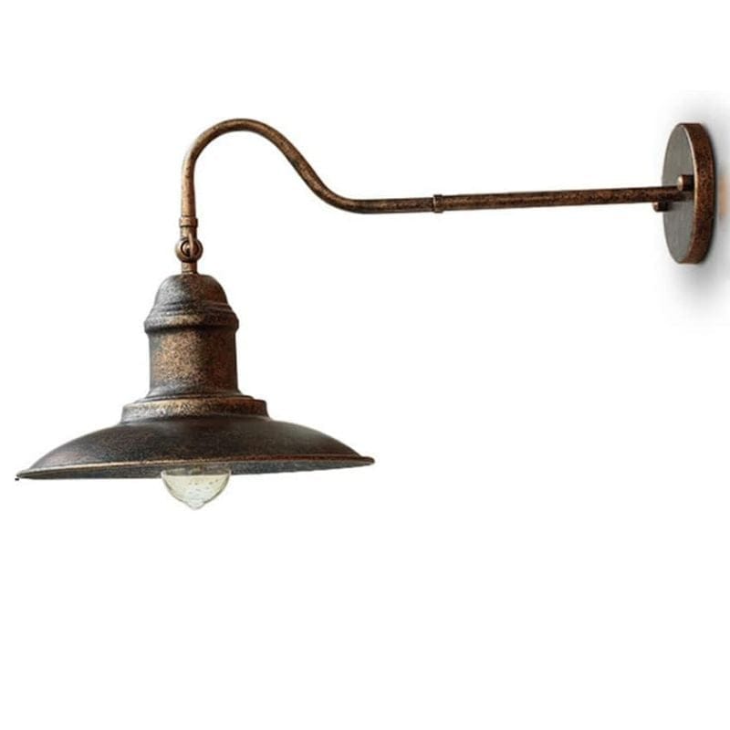 American Outdoor Industrial Wall Sconce Copper Norenza