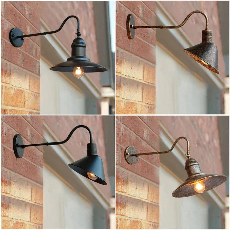 American Outdoor Industrial Wall Sconce Norenza