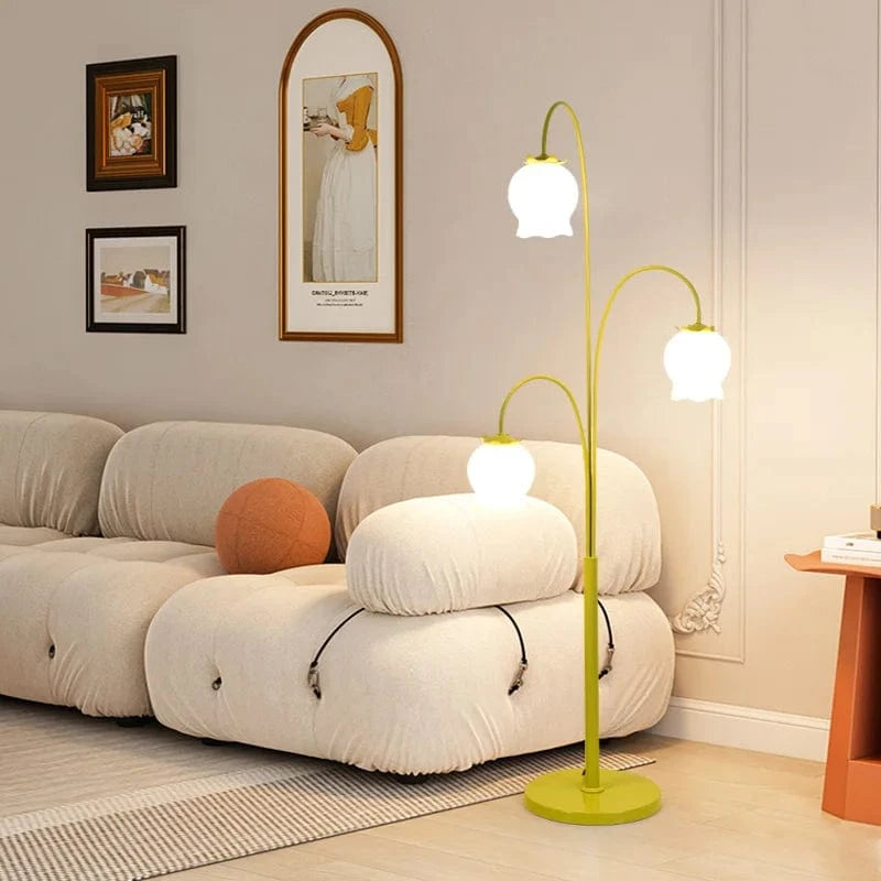 American Style Floral Pattern Bedside Lamp for Birthday Gift Norenza