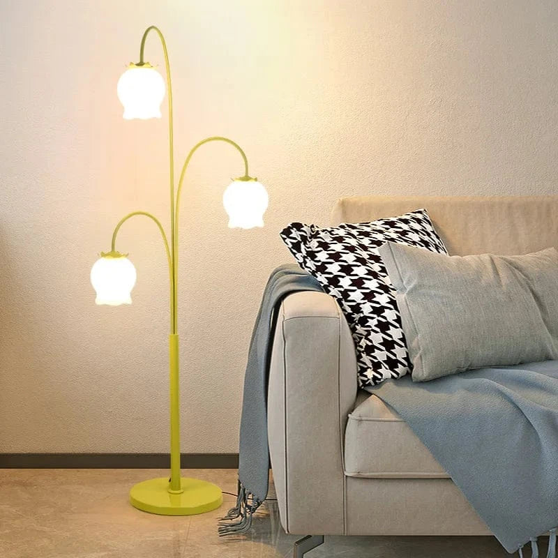 American Style Floral Pattern Bedside Lamp for Birthday Gift Norenza