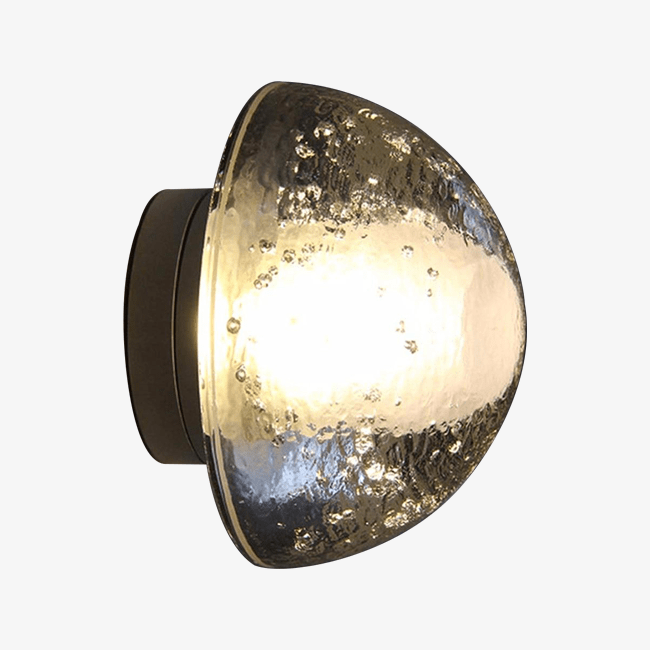 Outdoor Crystal Globe Wall Sconce