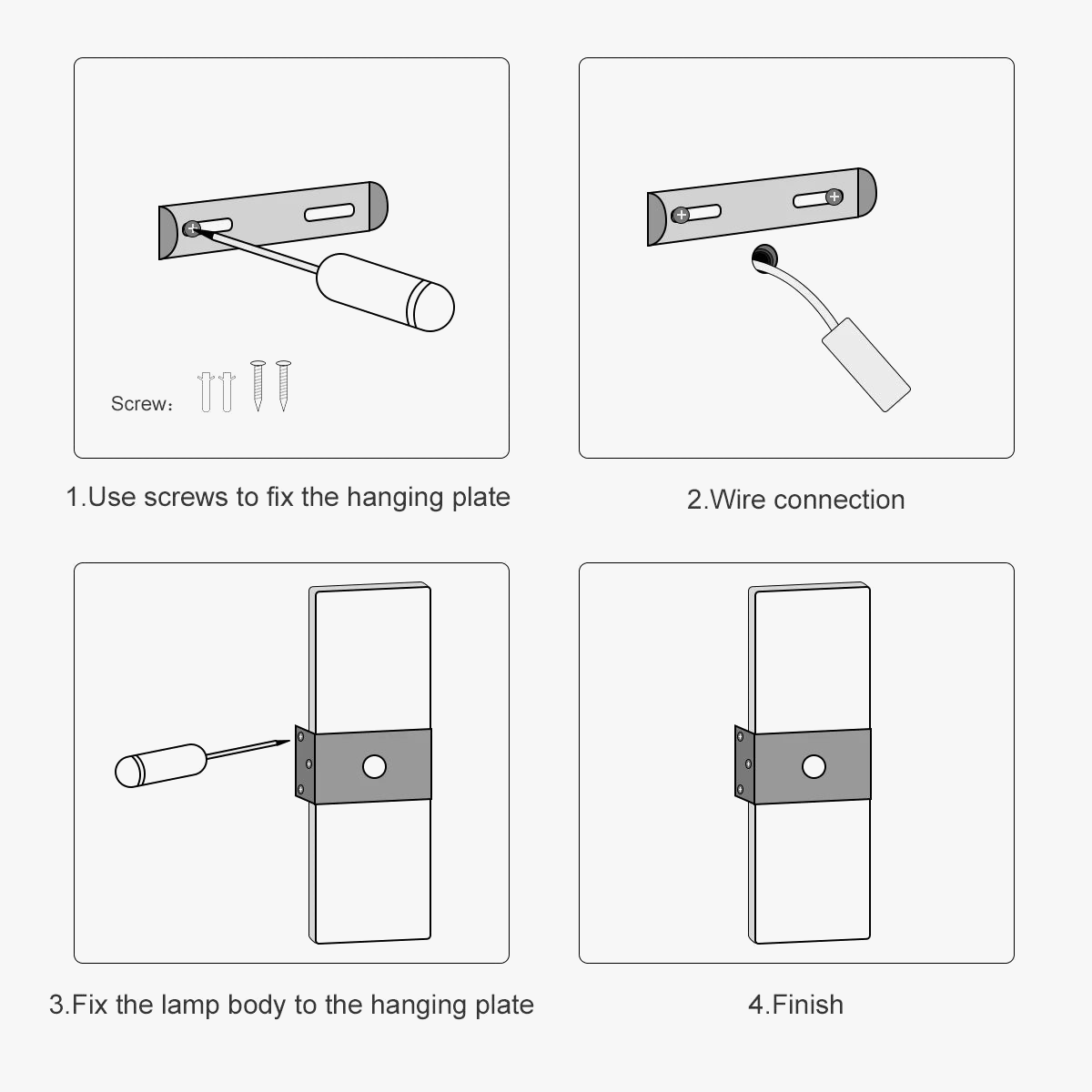 LED Wall Sconce with Motion Sensor for Indoor Lighting