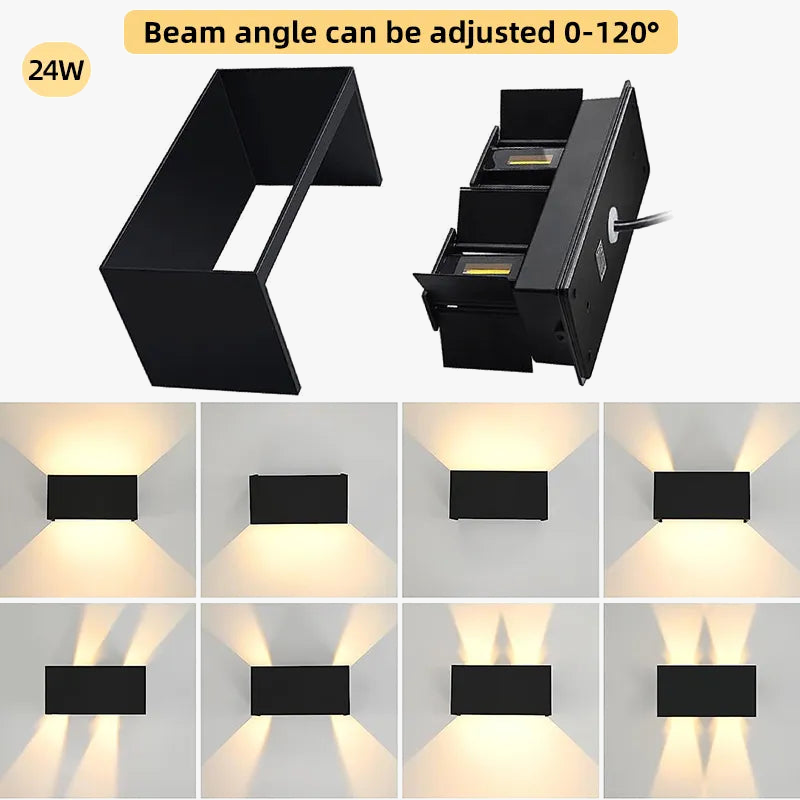 Waterproof IP65 LED Wall Sconce Up and Down Light