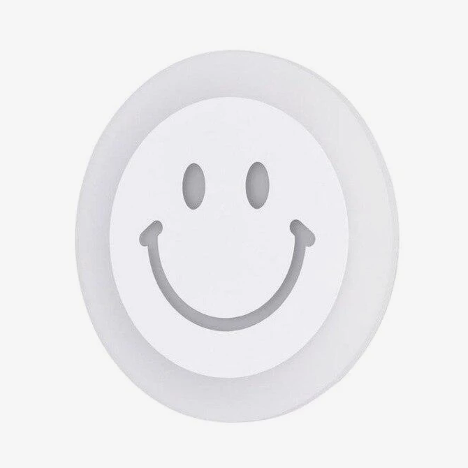 Modern LED Smiley Wall Sconce