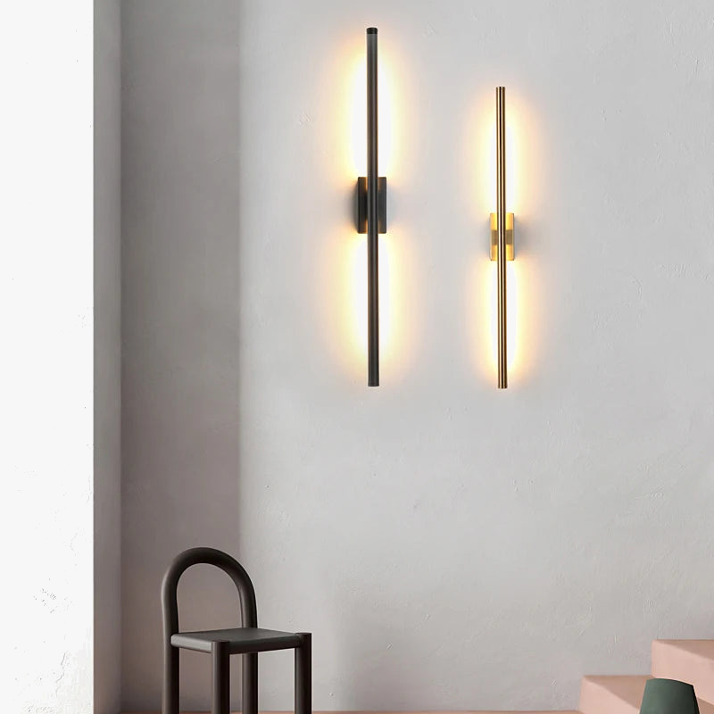 Modern Metal Tube Wall Sconce