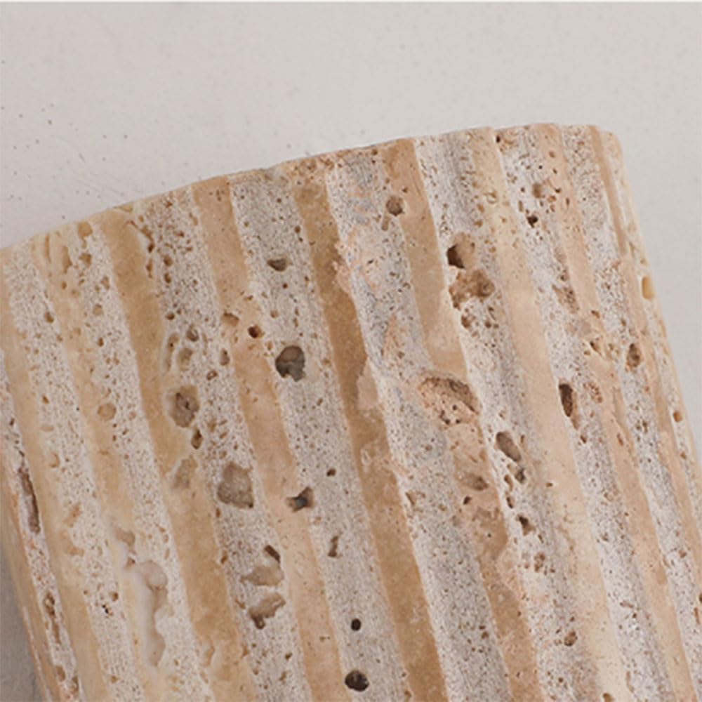 Artistic Natural Stone Wall Light Fixture for Ambient Lighting Norenza