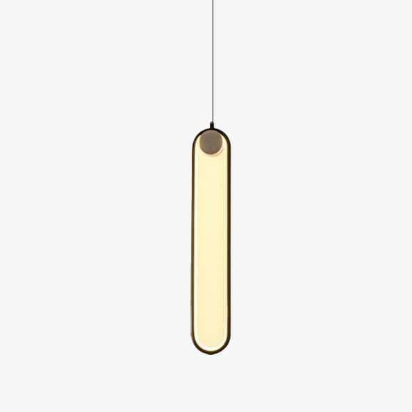 Modern LED Ring Pendant Light in Black or Gold
