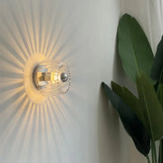 Bauhaus Glass Wall Sconce with Wall Effect Norenza