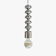 Bauhaus Ripple Chrome Pendant Light for Modern Interiors Norenza