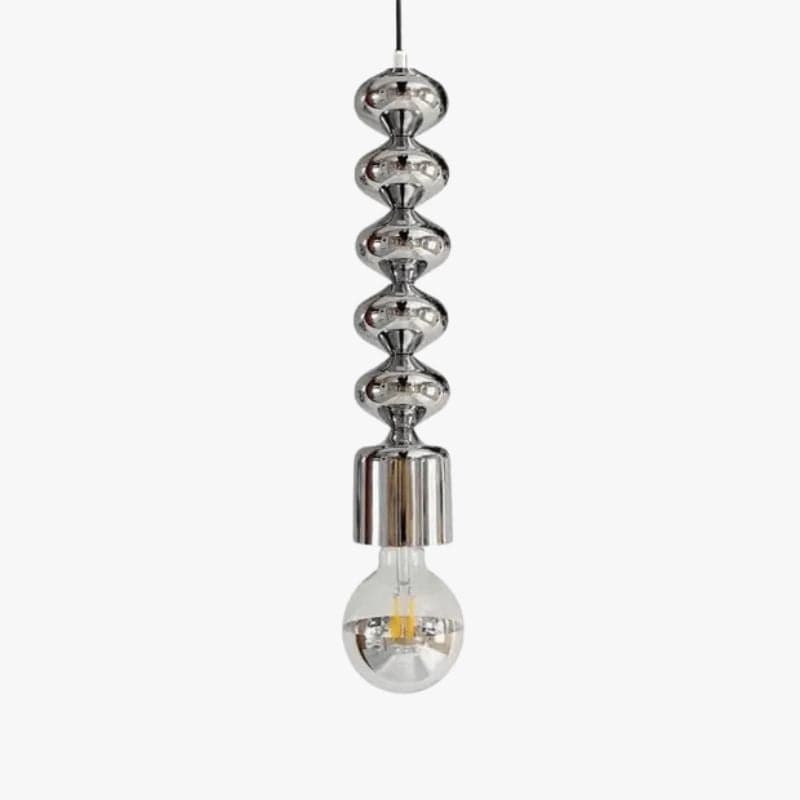 Bauhaus Ripple Chrome Pendant Light for Modern Interiors Norenza