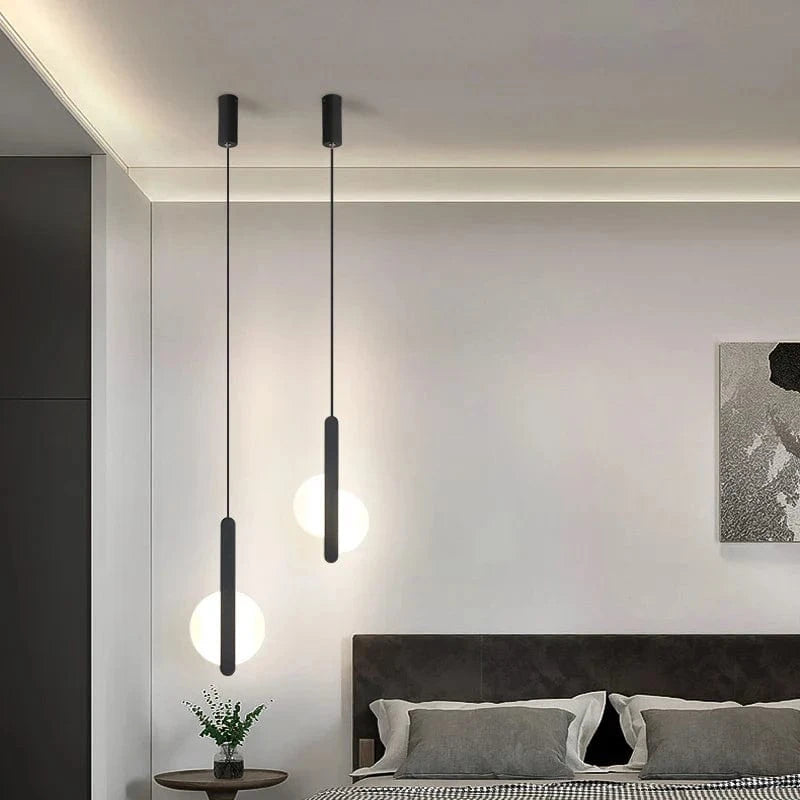 Black Acrylic LED Pendant Light Norenza