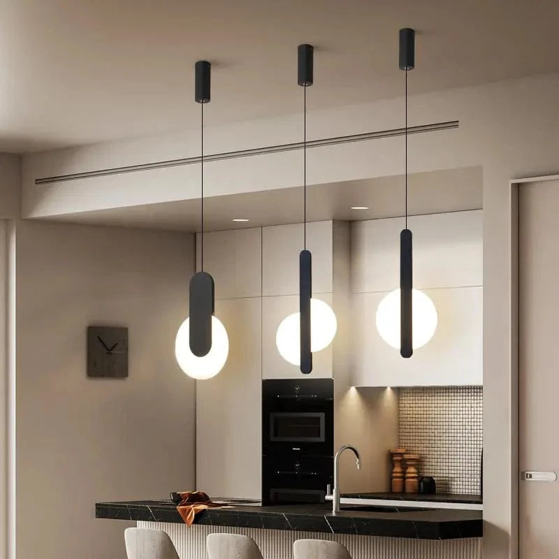 Black Acrylic LED Pendant Light Norenza