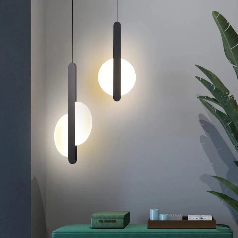 Black Acrylic LED Pendant Light Norenza