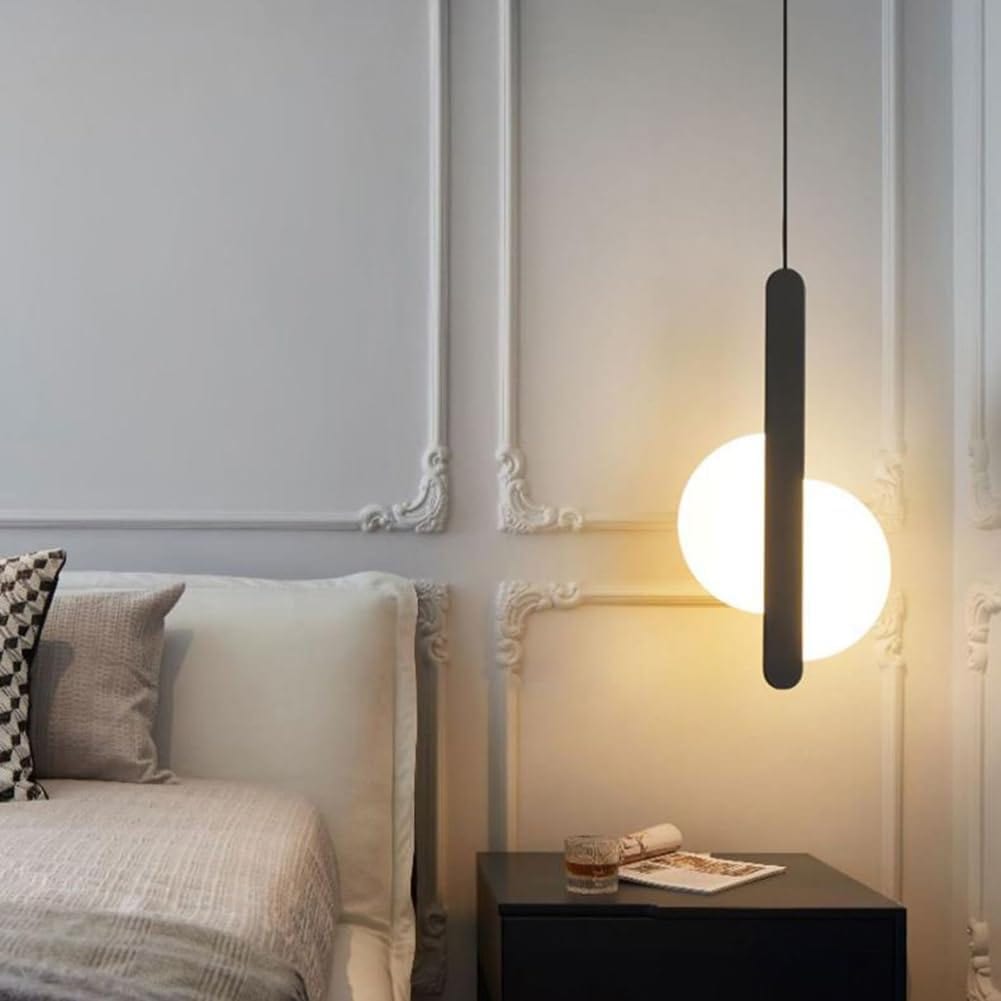 Black Acrylic LED Pendant Light Norenza