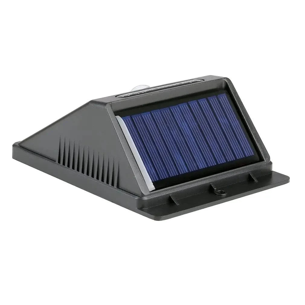 Black Solar LED Outdoor Wall Light Norenza