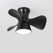 Bright Ceiling Fan with Remote Control and 6 Speeds Black Norenza