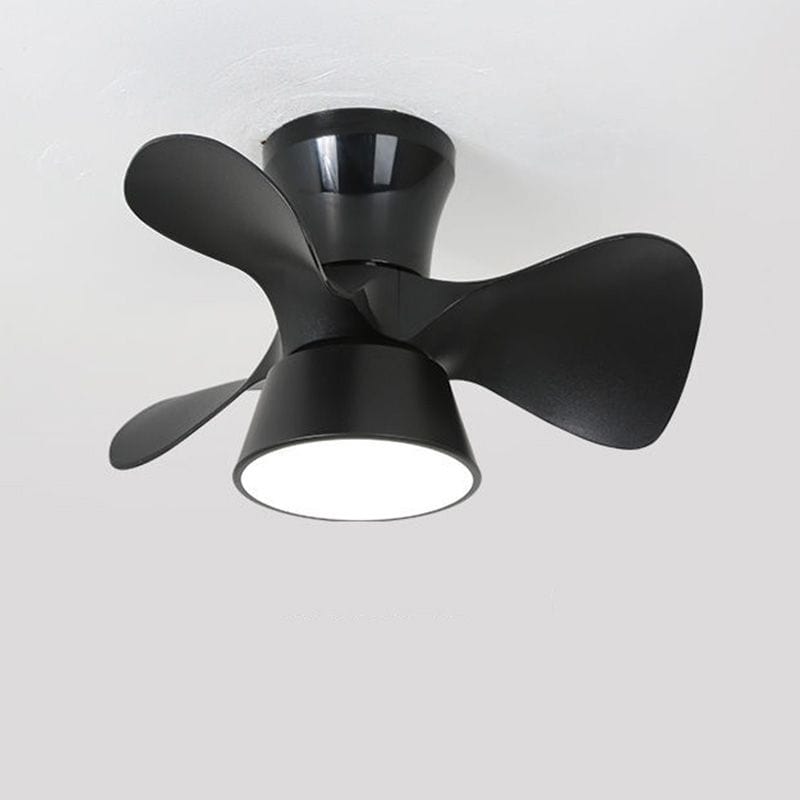 Bright Ceiling Fan with Remote Control and 6 Speeds Black Norenza