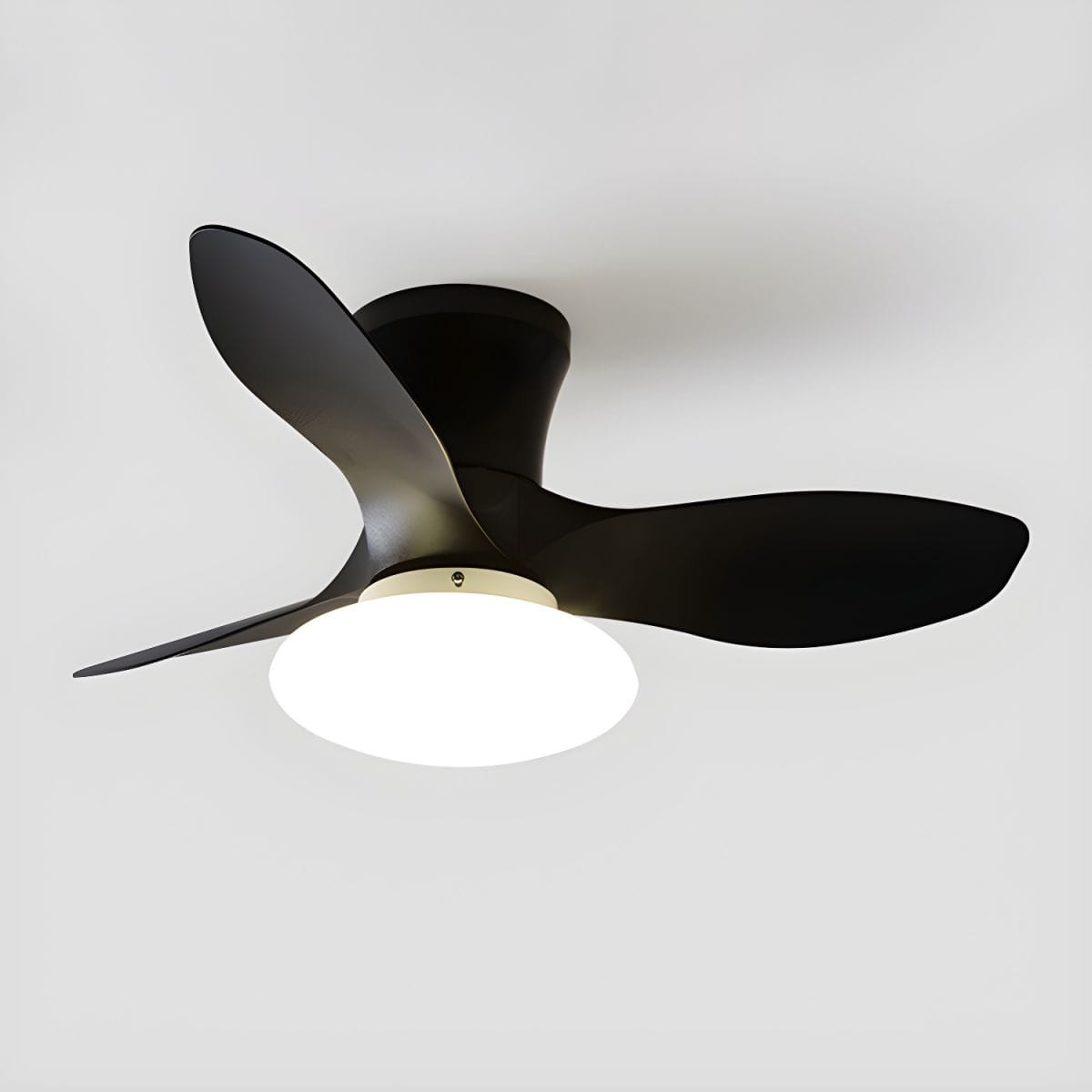 Bright Ceiling Fans with Remote Control and Dimming Feature Black Norenza