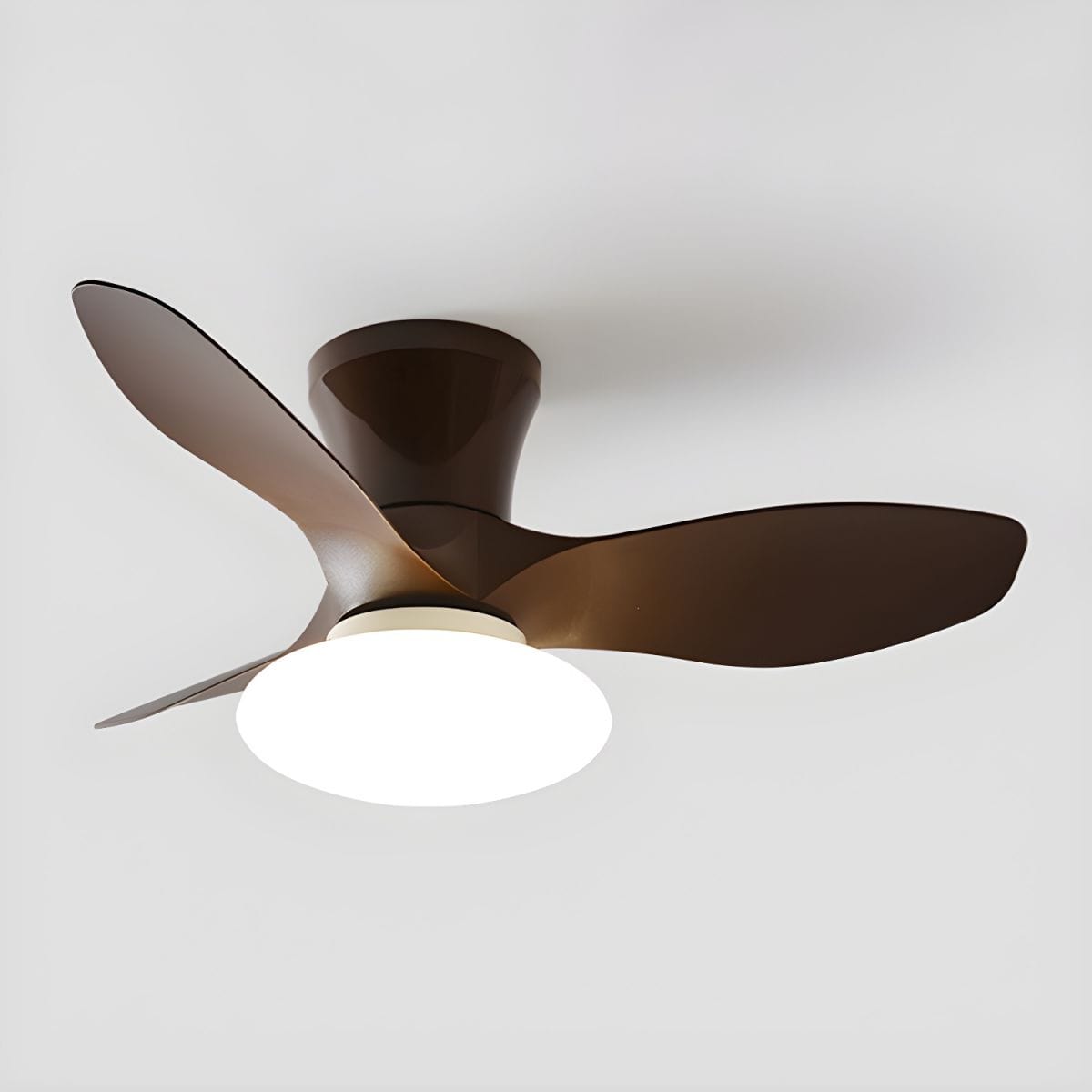 Bright Ceiling Fans with Remote Control and Dimming Feature Walnut Norenza