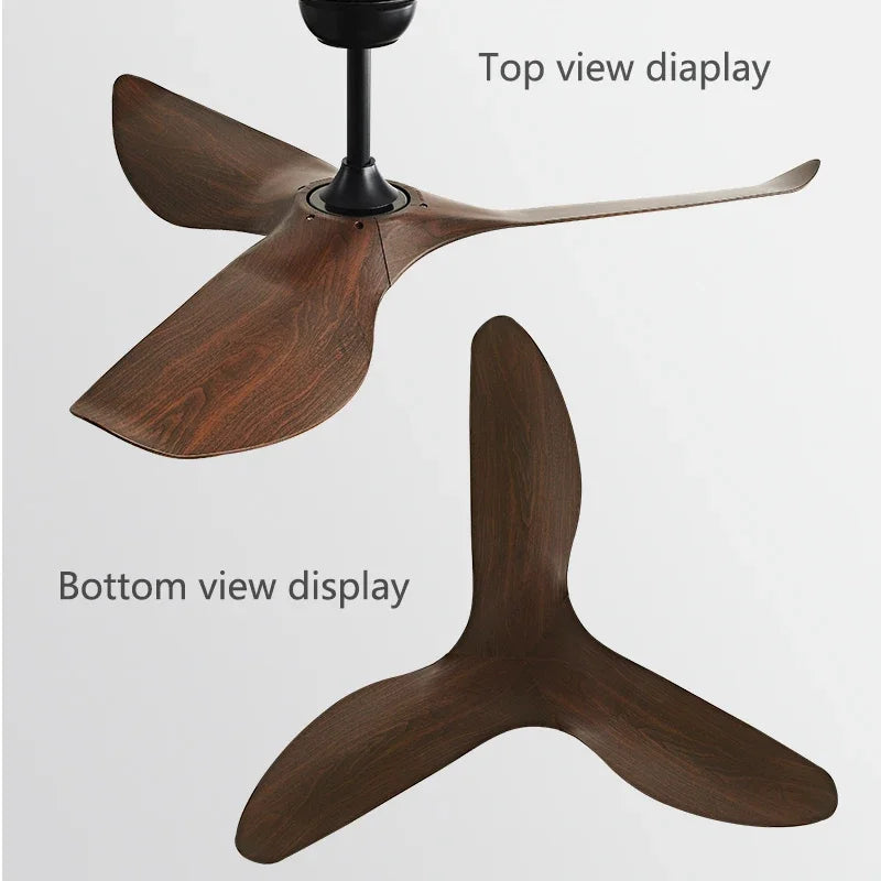 Modern American Ceiling Fan with Remote Control - No Light