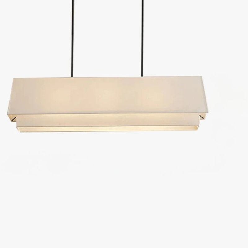 Camden Multi-Level Japanese Style Pendant Light - Minimalist Fabric Shade Rectangular Norenza