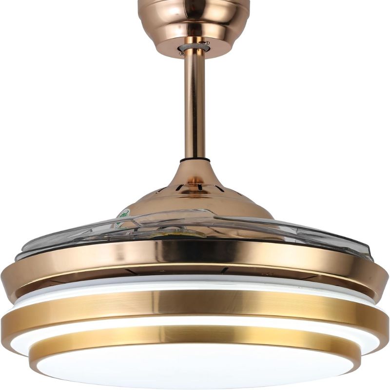 Modern Ceiling Fan with Lights and Remote Control